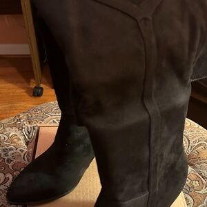 Suede Boot  - Wide Calf (Brand New)